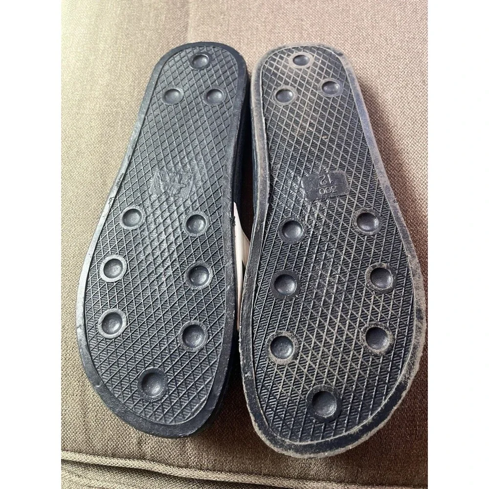 Mens Islander  Blue Nautical Slides Sandals  Mens Size 12 Athletic Flip Flop